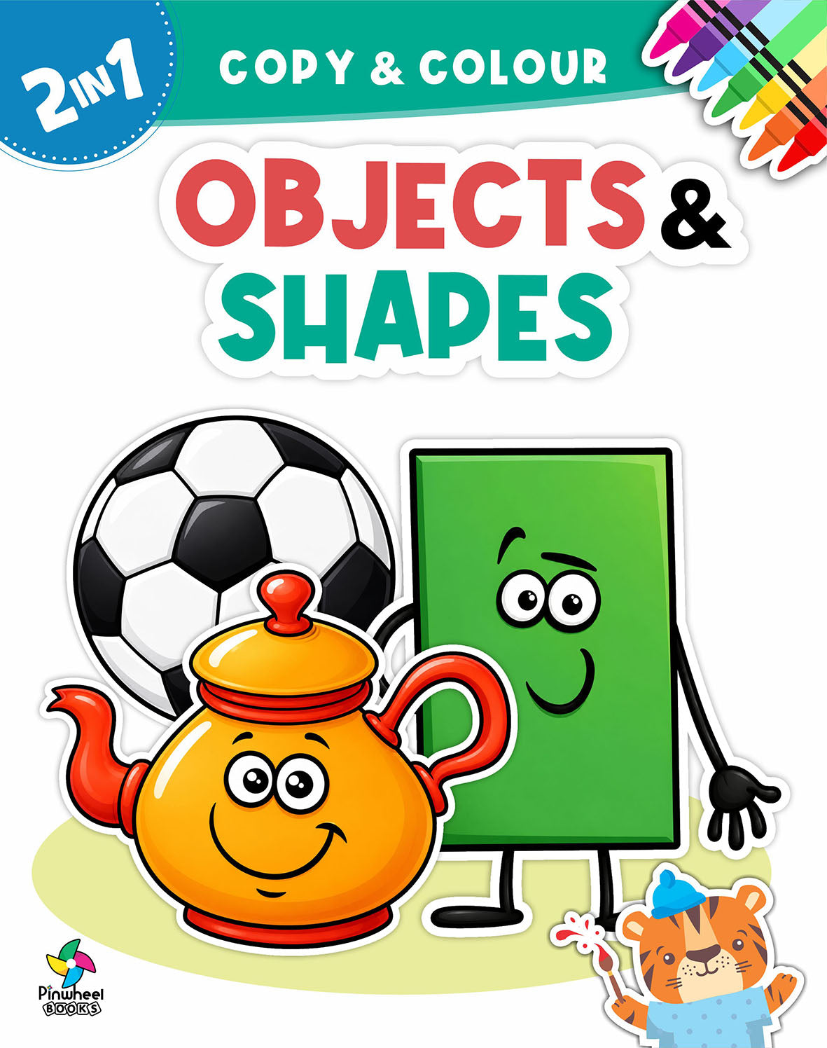 2 In 1 Copy & Colour-Objects & Shapes
