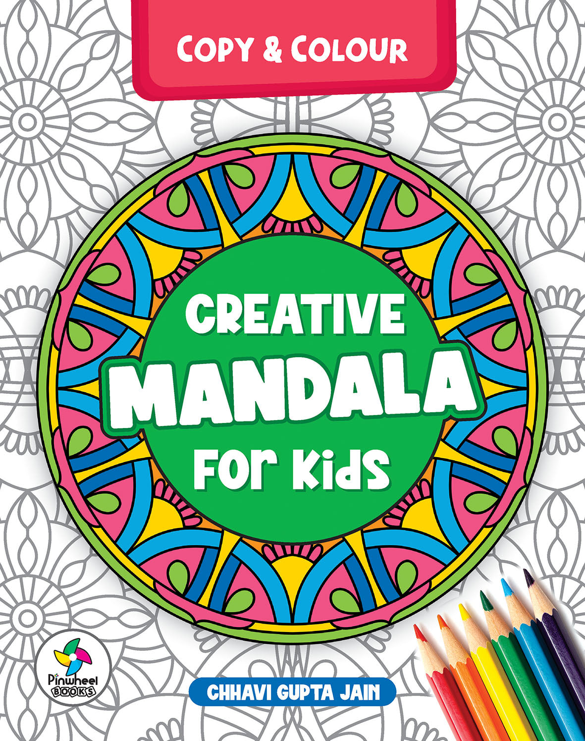 Copy & Colour Creative Mandala For Kids