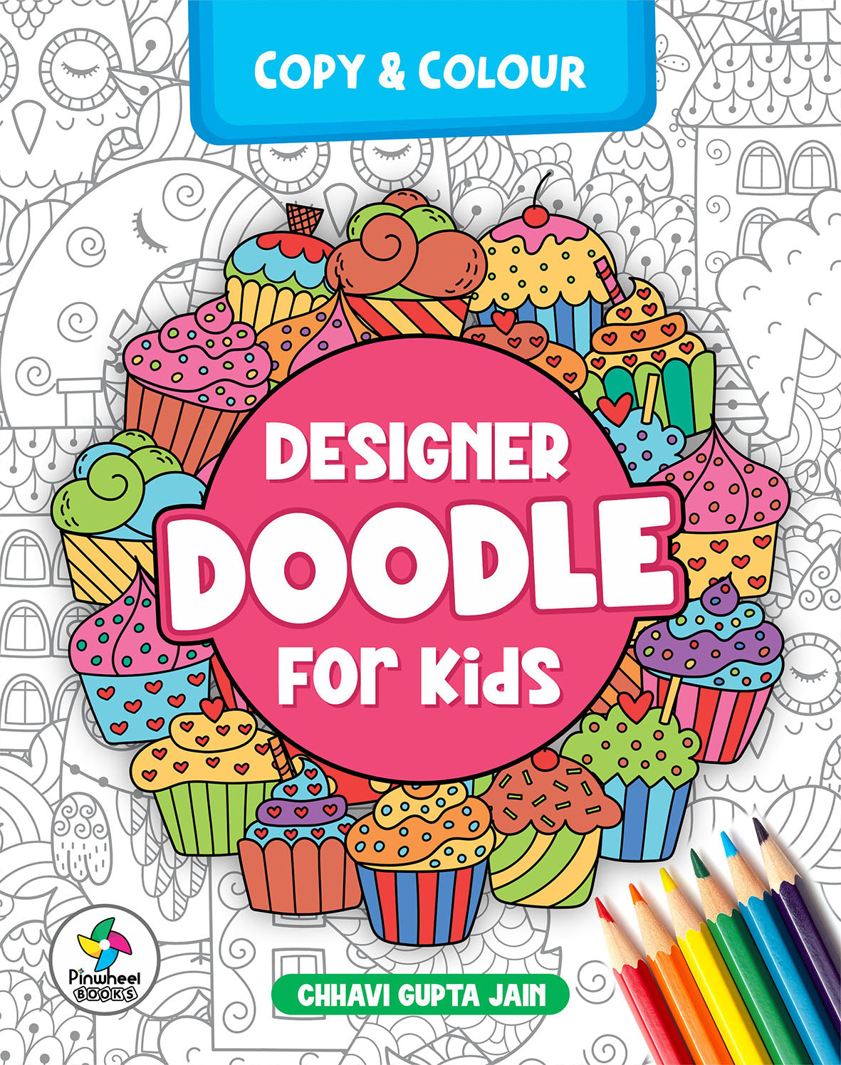 Copy & Colour Designer Doodle For Kids