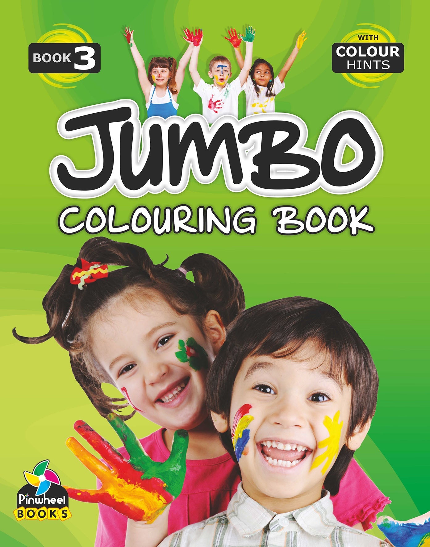 Jumbo Colouring Book-3 With Colour Hints