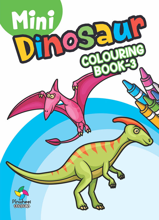 Mini Dinosaur Colouring Book 3