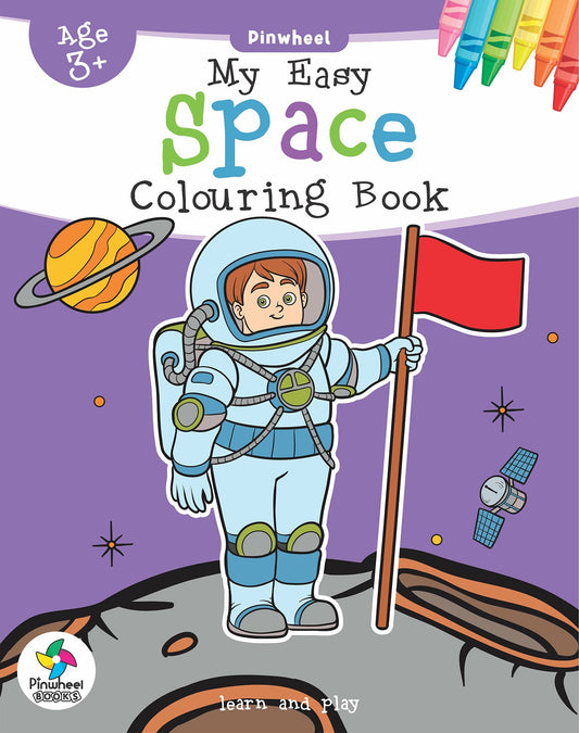 My Easy Colouring Book Space