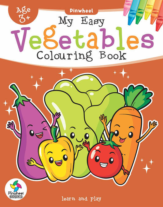 My Easy Colouring Book Vegetables
