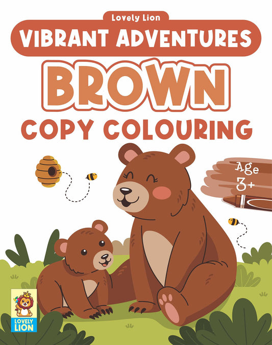 Vibrant Adventues Brown Copy Colouring