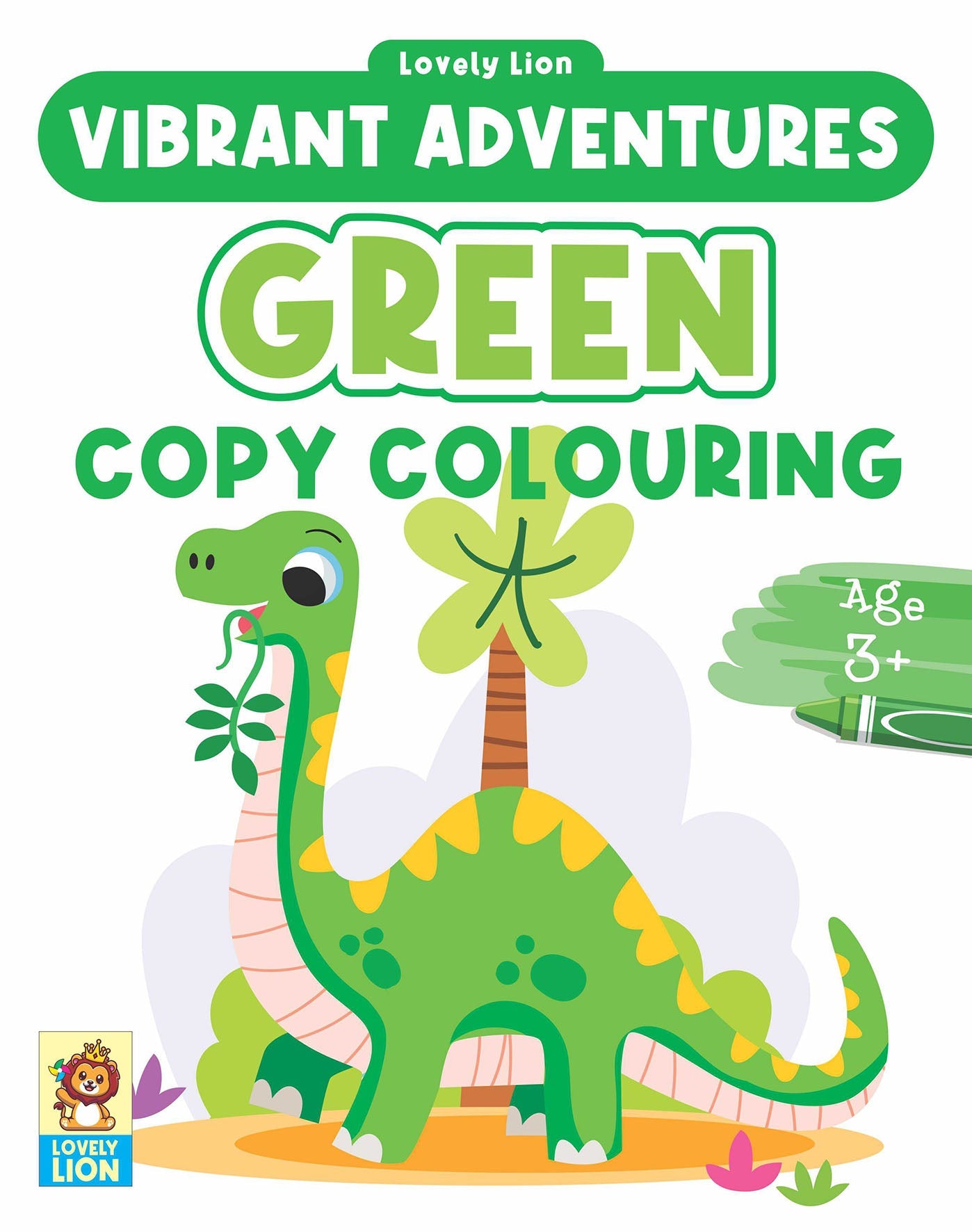 Vibrant Adventues Green Copy Colouring