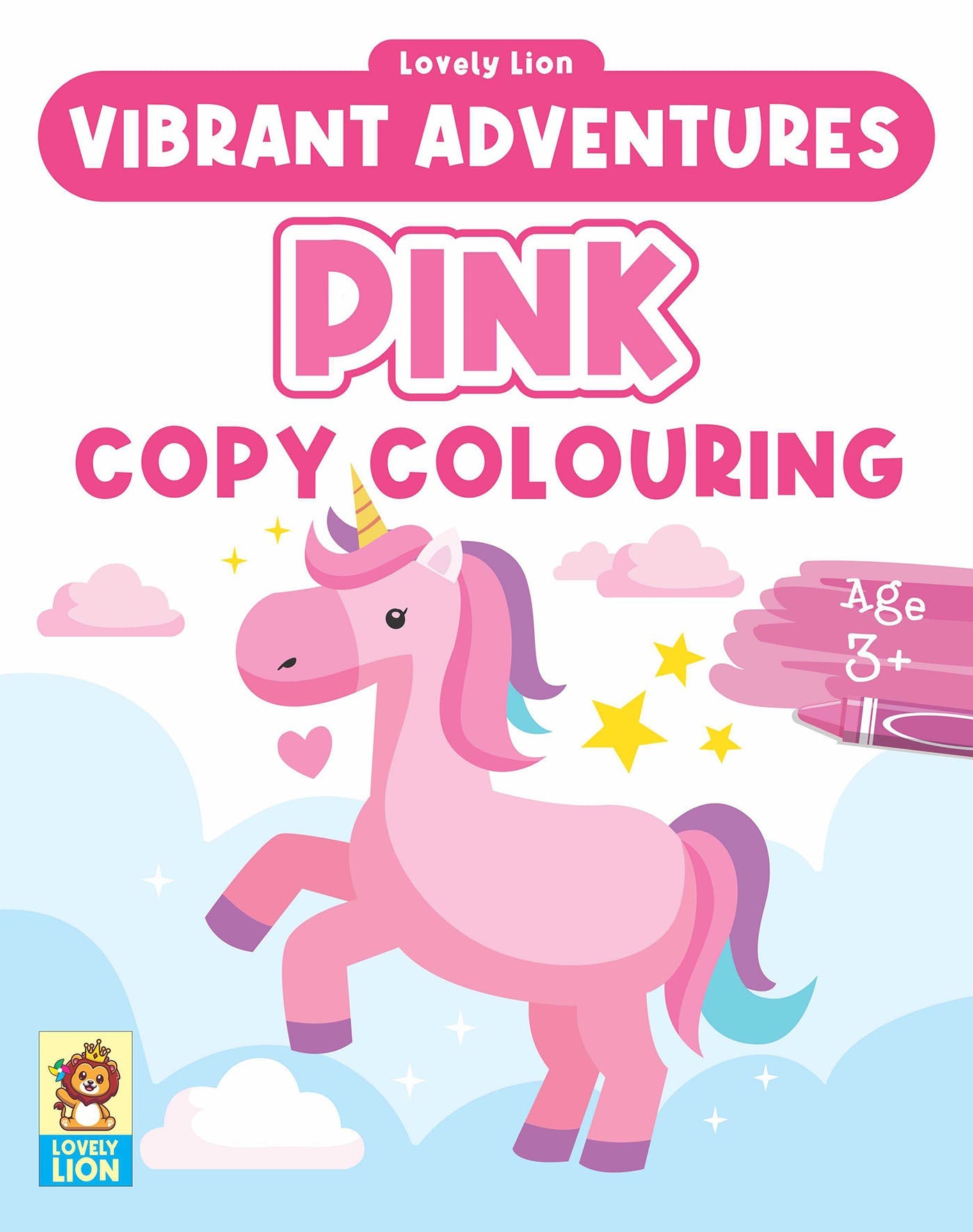 Vibrant Adventues Pink Copy Colouring