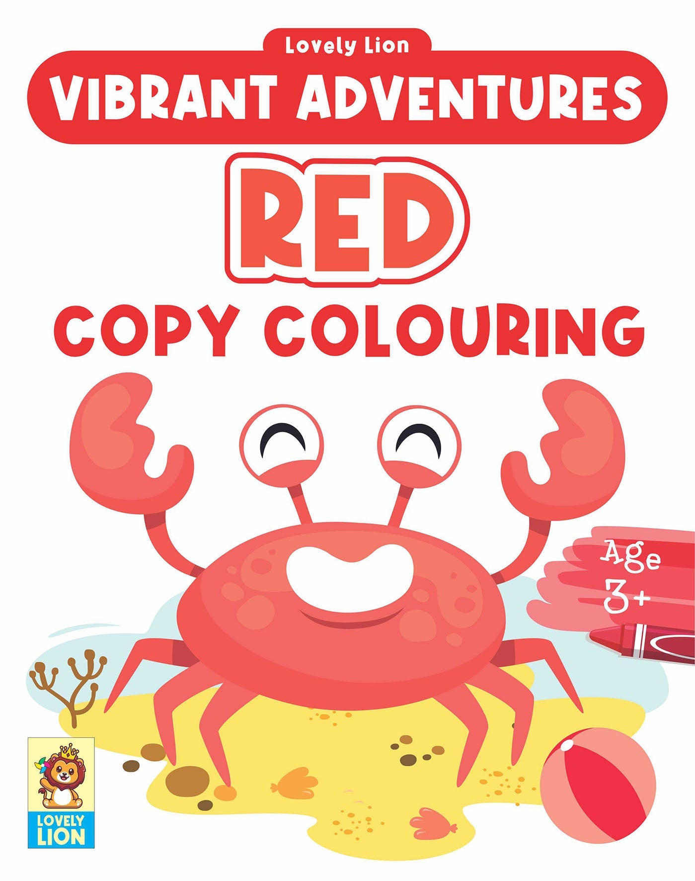 Vibrant Adventues Red Copy Colouring