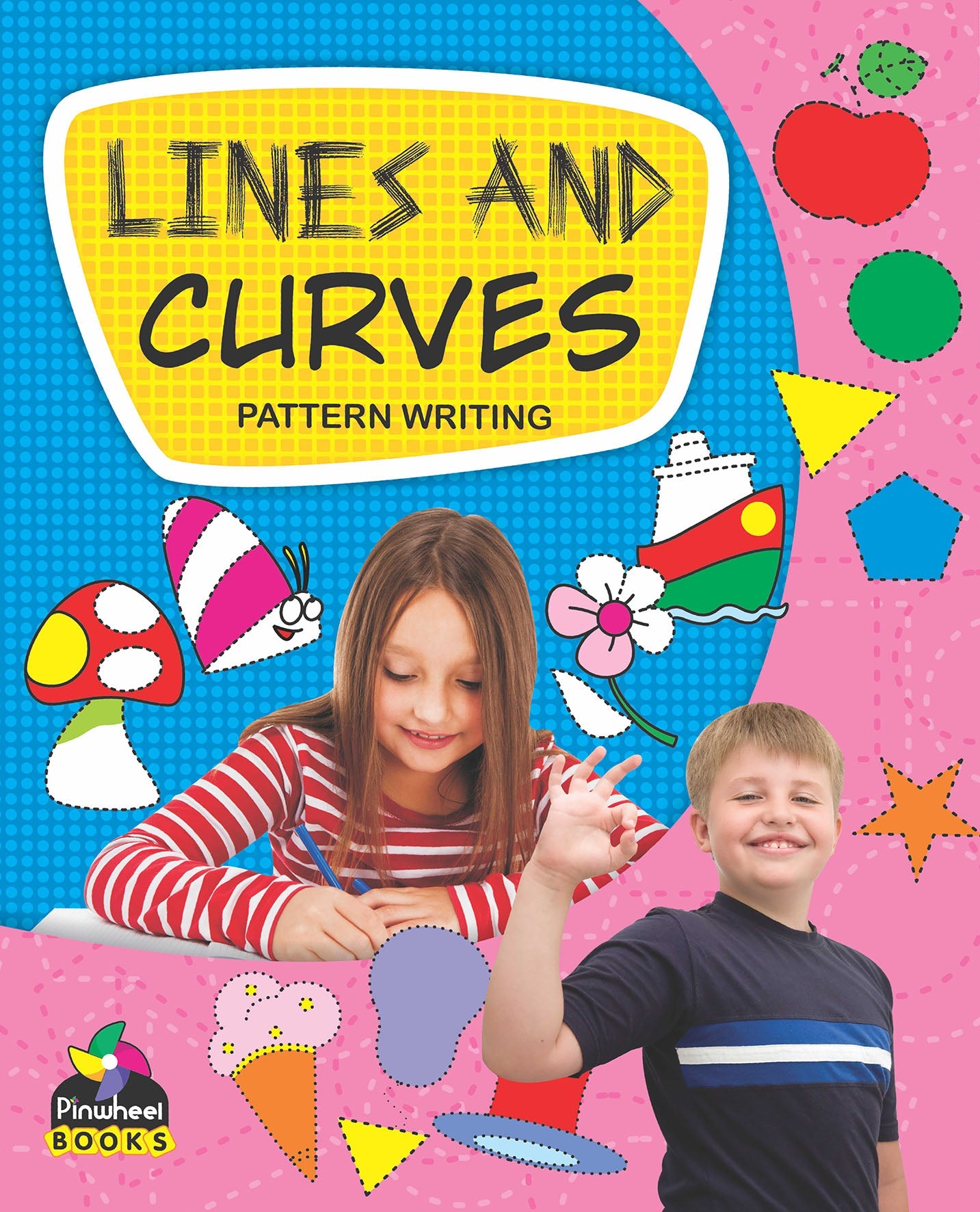 Lines And Curve Pattern Writing