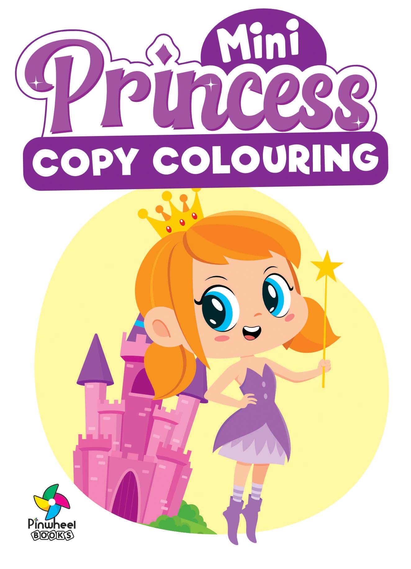 MINI COLOURING PAD PRINCESS