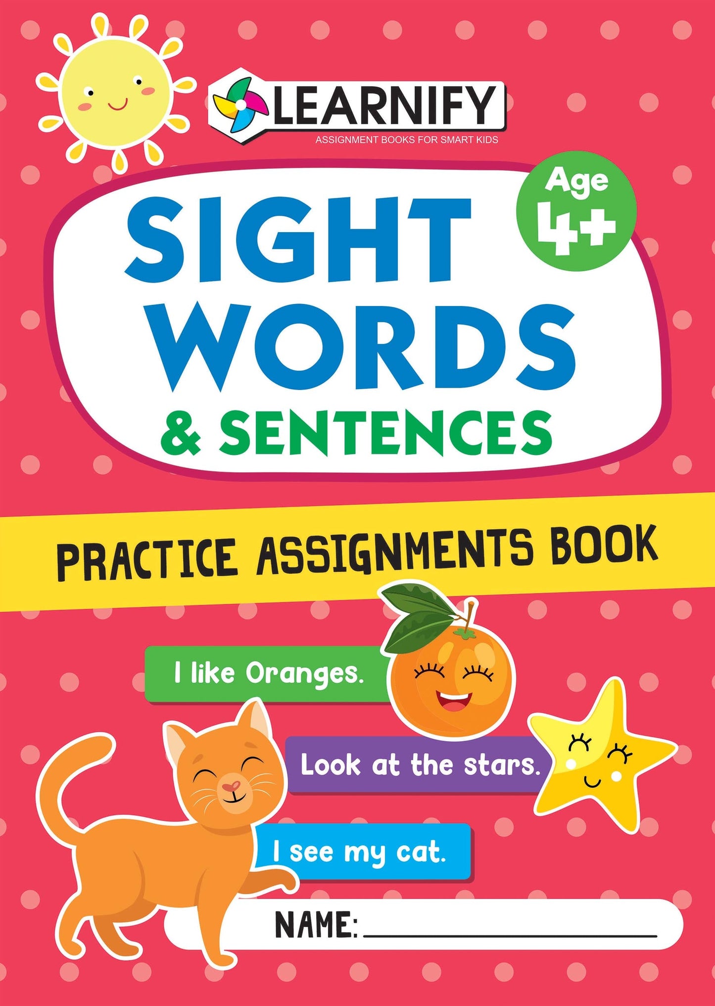 SIGHT WORDS & SENTENCES PRACTICE ASSIGNMENTS BOOK