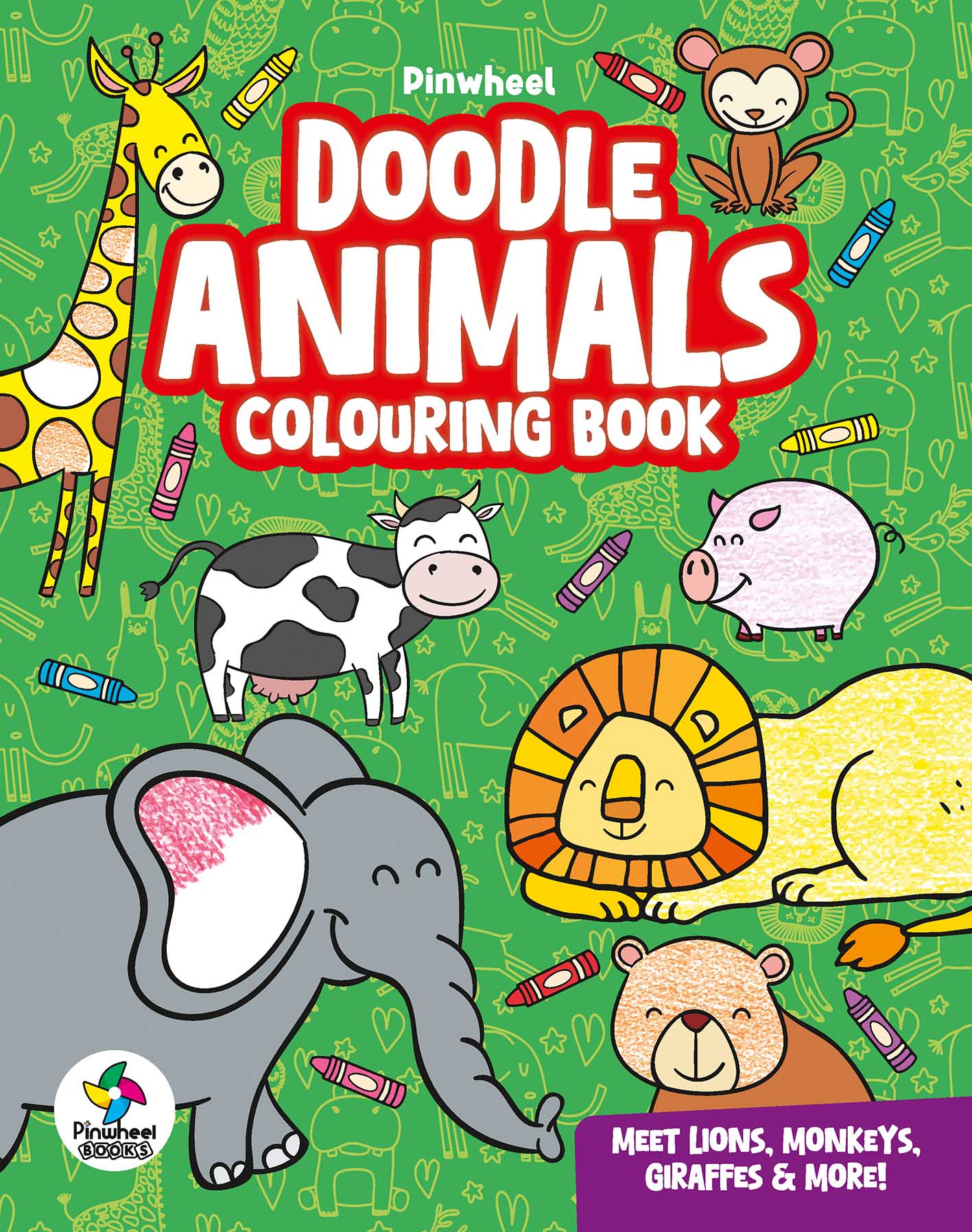 DOODLE ANIMALS COLOURING BOOK