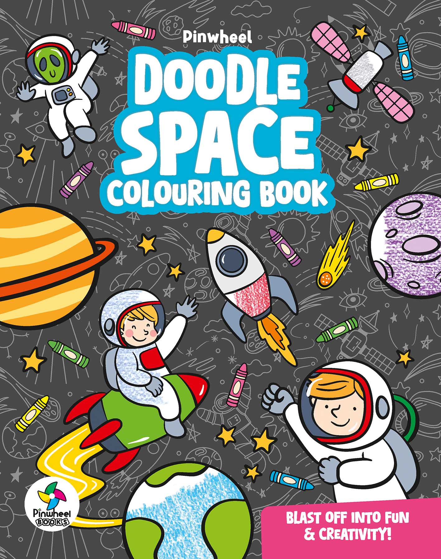 DOODLE SPACE COLOURING BOOK