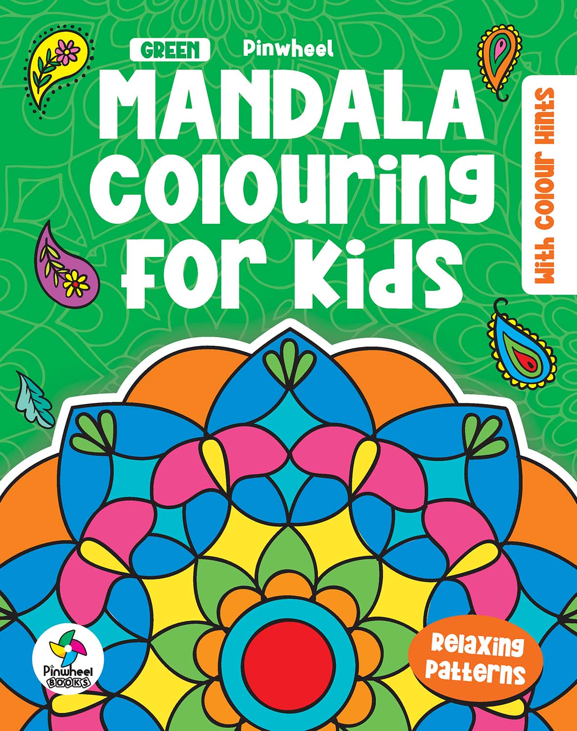 MANDALA COLOURING FOR KIDS: GREEN