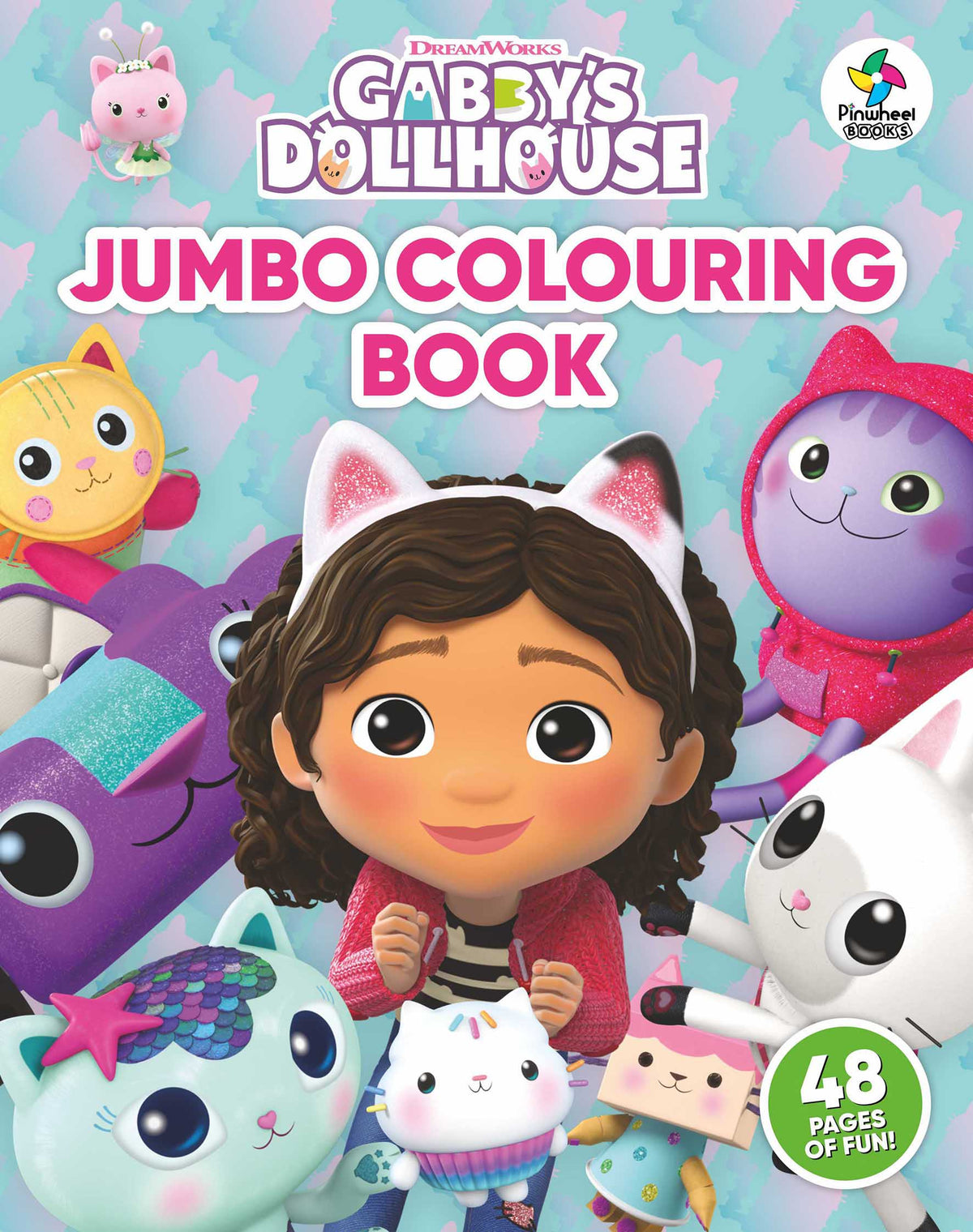 GABBY'S DOLLHOUSE JUMBO COLOURING BOOK
