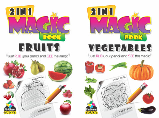 2 In 1 Magic Book Fruits & Vegetables