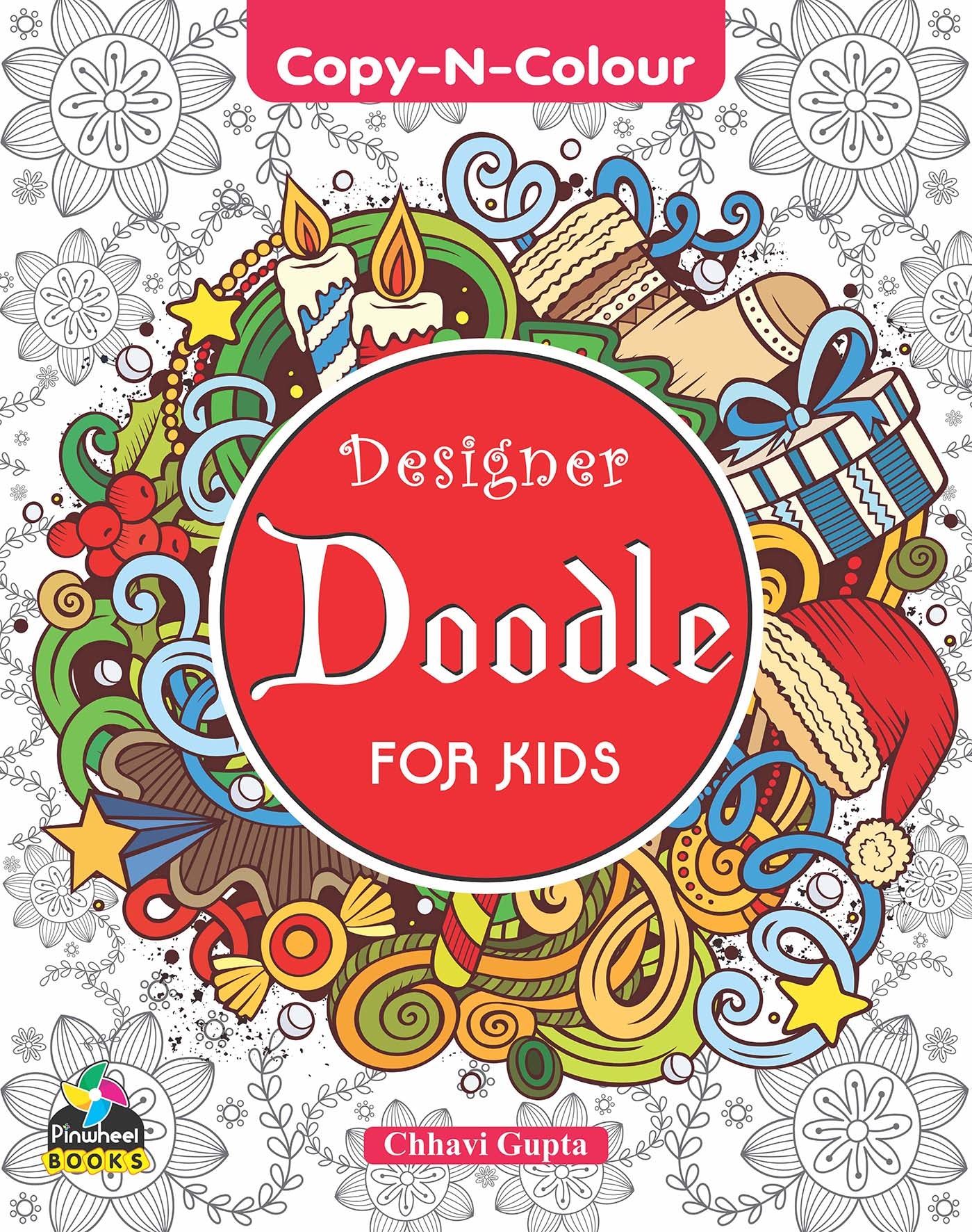 Copy N Colour Designer Doodle For Kids