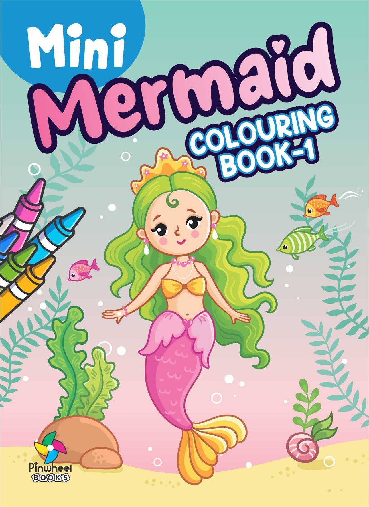 Mini Mermaid Colouring Book 1