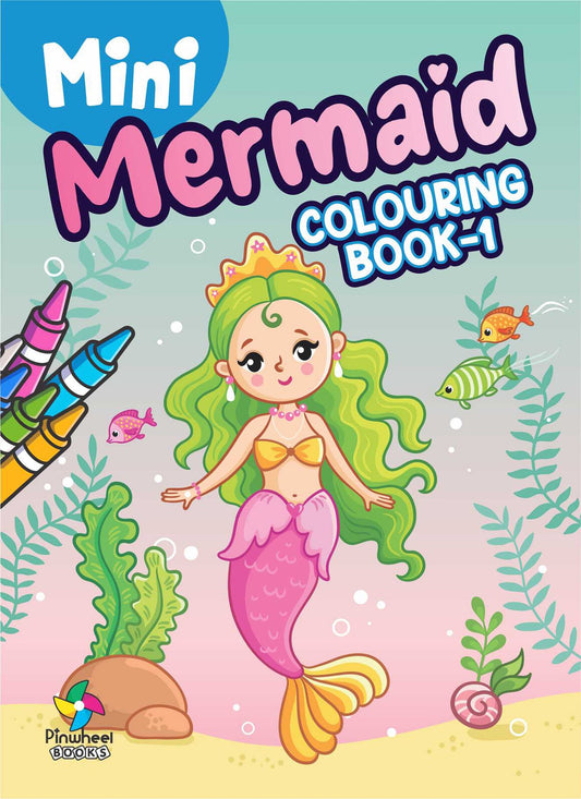 Mini Mermaid Colouring Book 1
