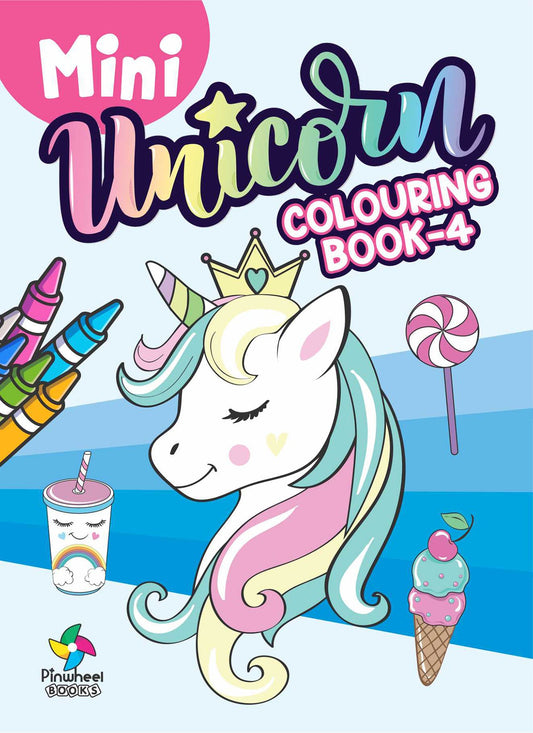 Mini Unicorn Colouring Book 4