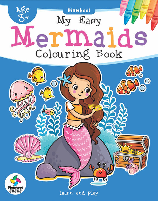 My Easy Colouring Book Mermaid