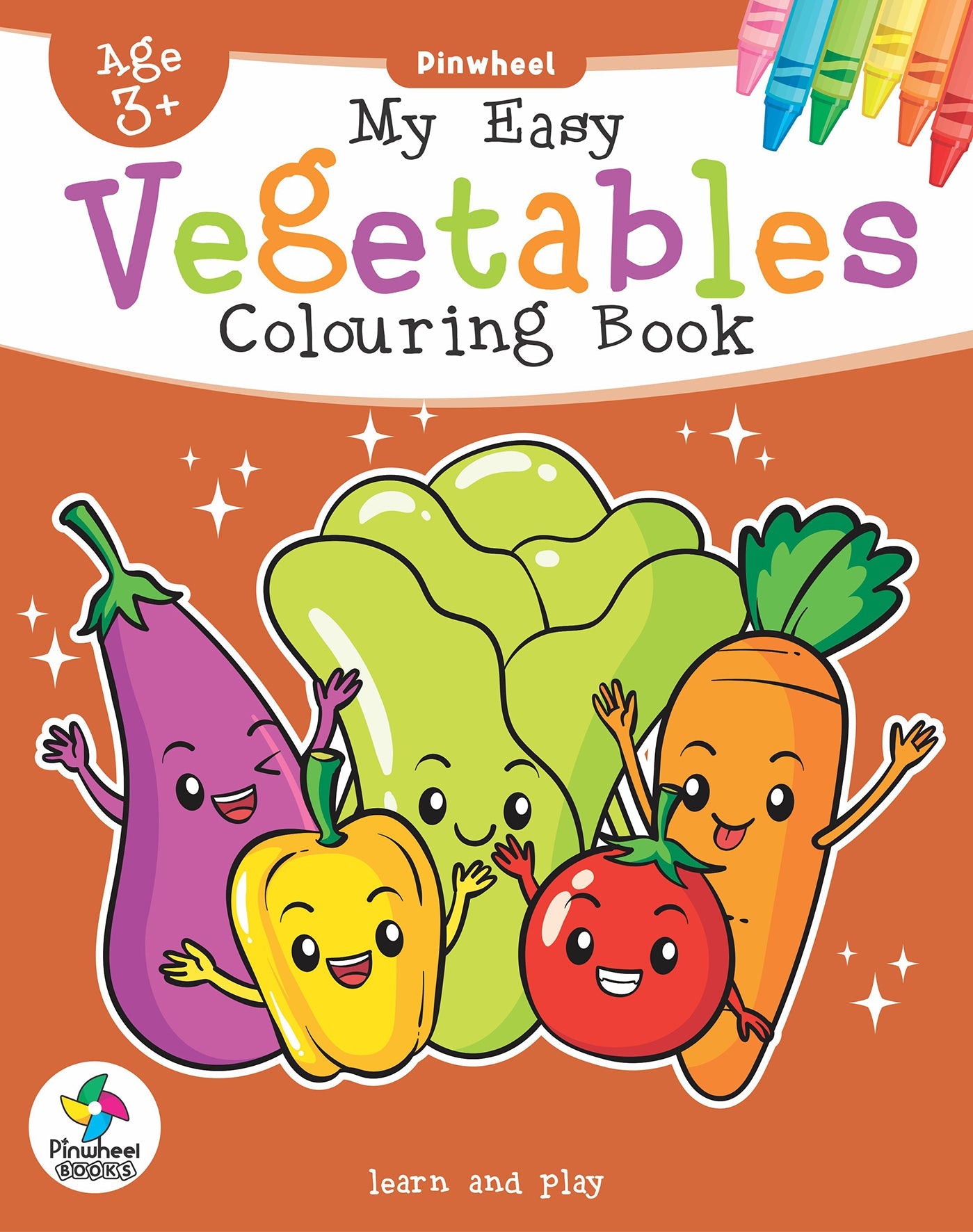 My Easy Colouring Book Vegetables