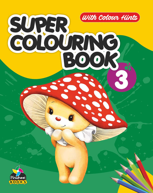 Super Colouring Book-3 With Colour Hints