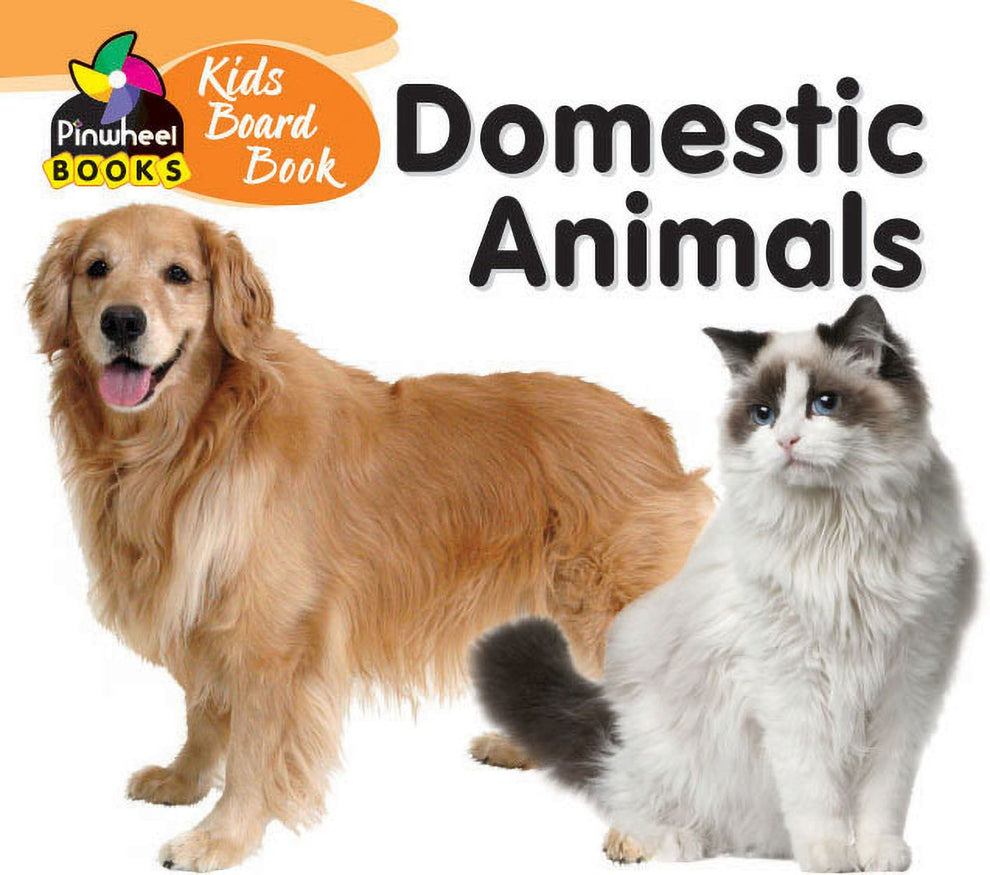 Kids Board Book-Domestic Animals | Pinwheel Books