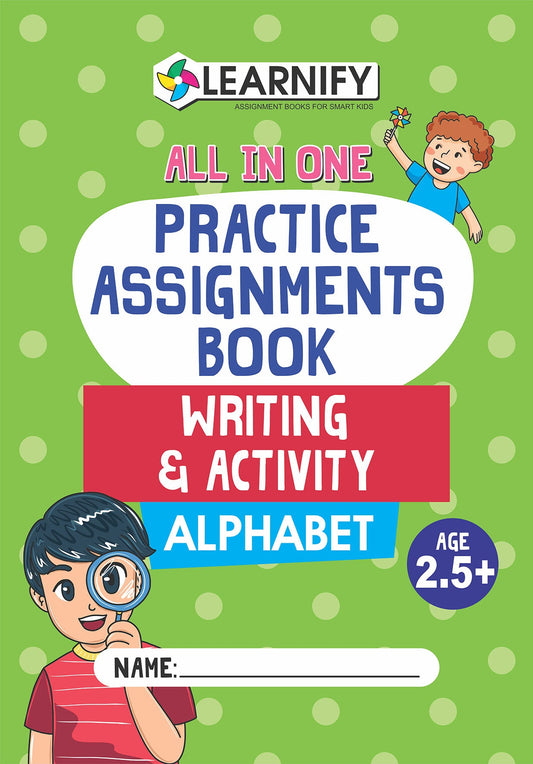 All In One Practice Assignments Book Alphabet