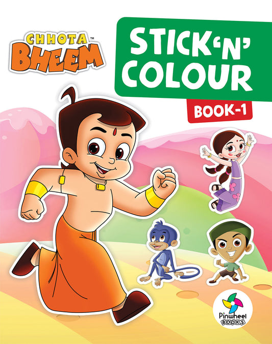 CHHOTA BHEEM STICK 'N' COLOUR BOOK-1