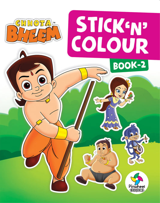 CHHOTA BHEEM STICK 'N' COLOUR BOOK-2