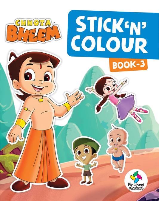 CHHOTA BHEEM STICK 'N' COLOUR BOOK-3