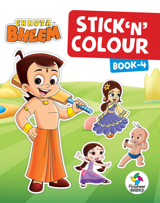 CHHOTA BHEEM STICK 'N' COLOUR BOOK-4