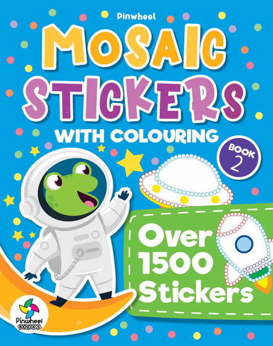 1500 MOSAIC STICKERS WITH COLOURING BOOK-2