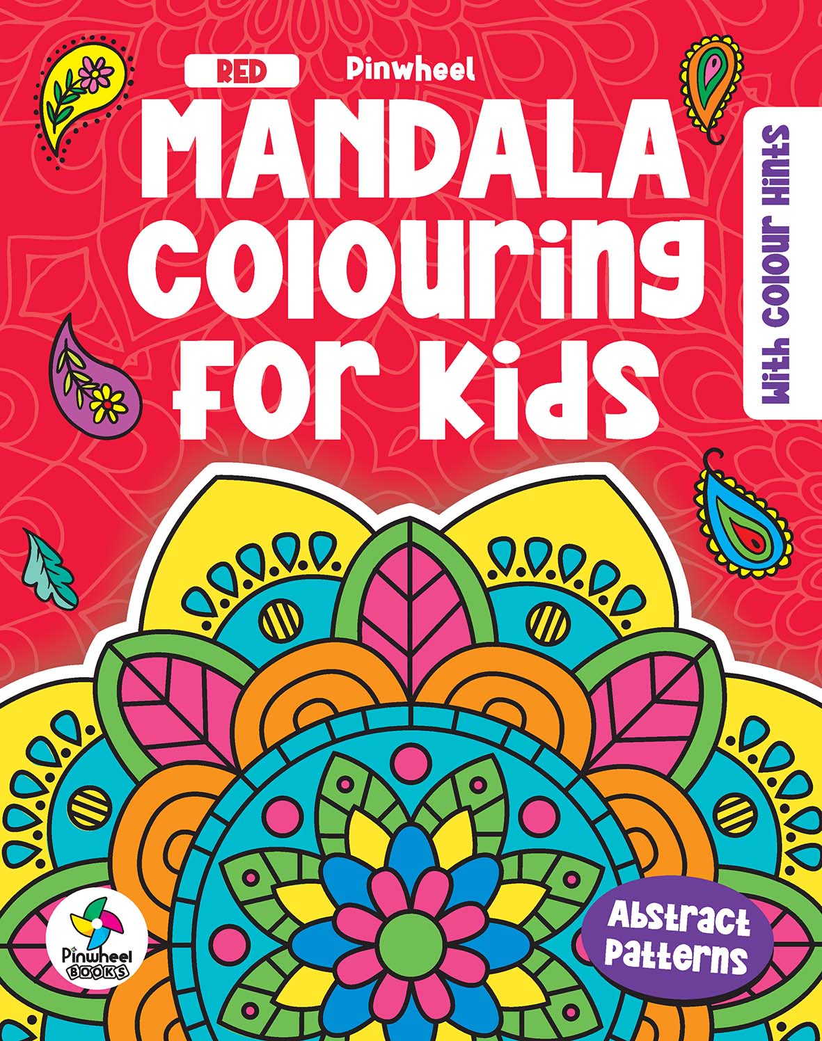 MANDALA COLOURING FOR KIDS: RED