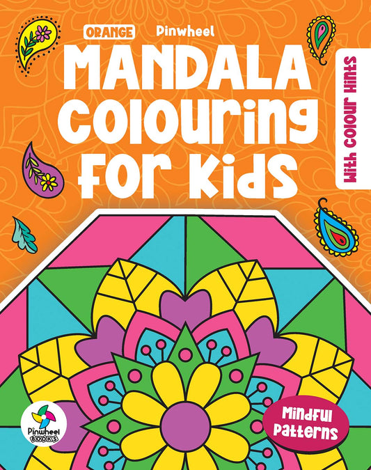 MANDALA COLOURING FOR KIDS: ORANGE