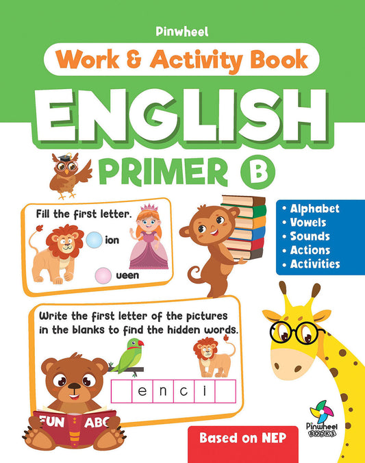 WORK & ACTIVITY BOOK ENGLISH PRIMER B