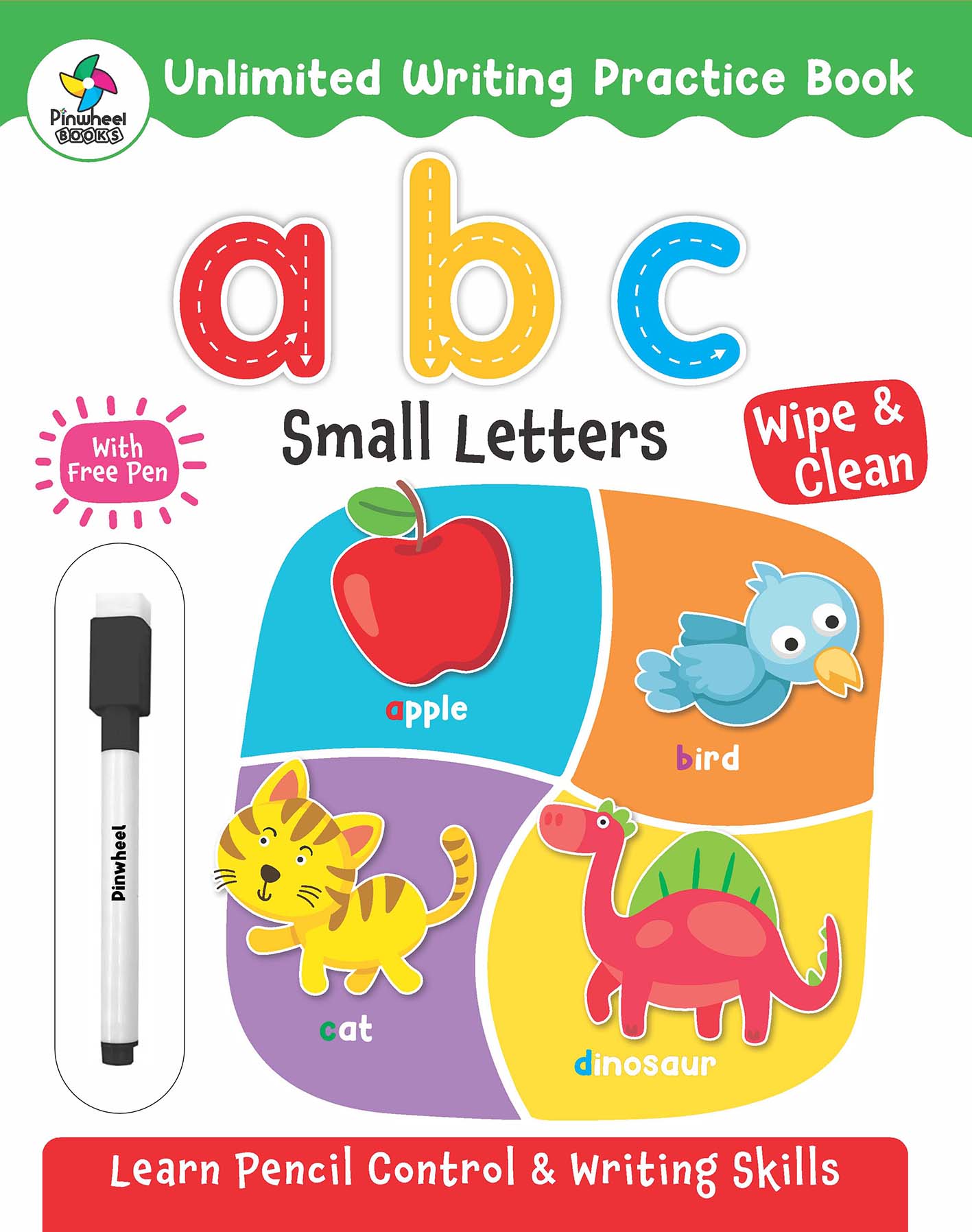 Unlimited Writing Practice Book: abc Small Letters