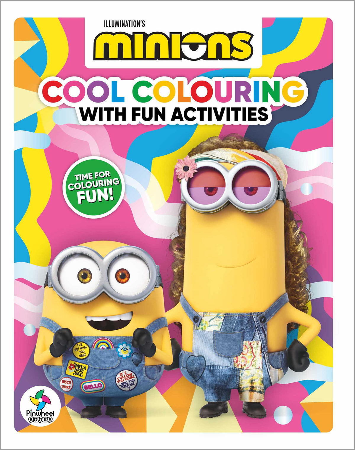 MINIONS COOL COLOURING WITH FUN ACTIVITIES