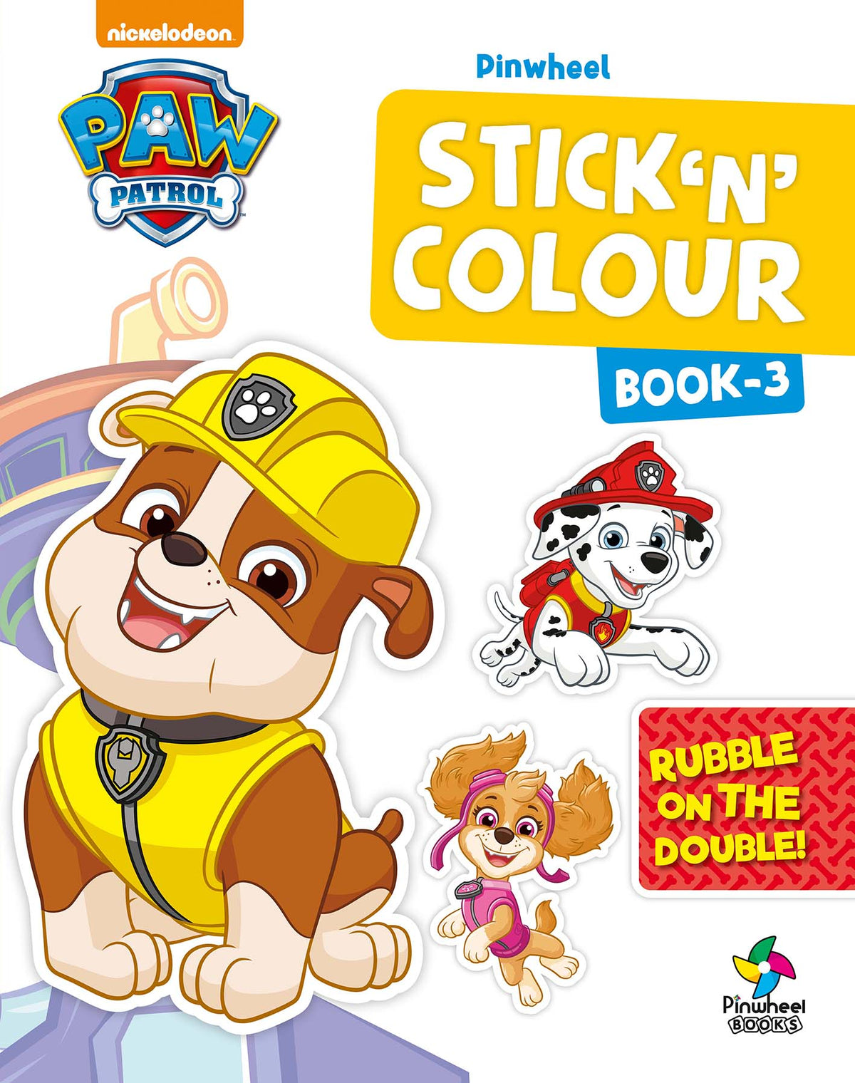 PAW PATROL STICK 'N' COLOUR BOOK-3