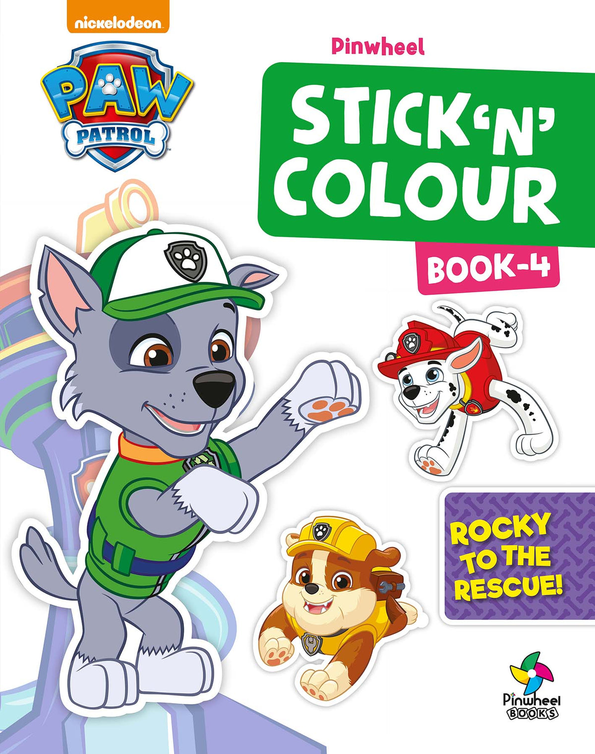 PAW PATROL STICK 'N' COLOUR BOOK-4