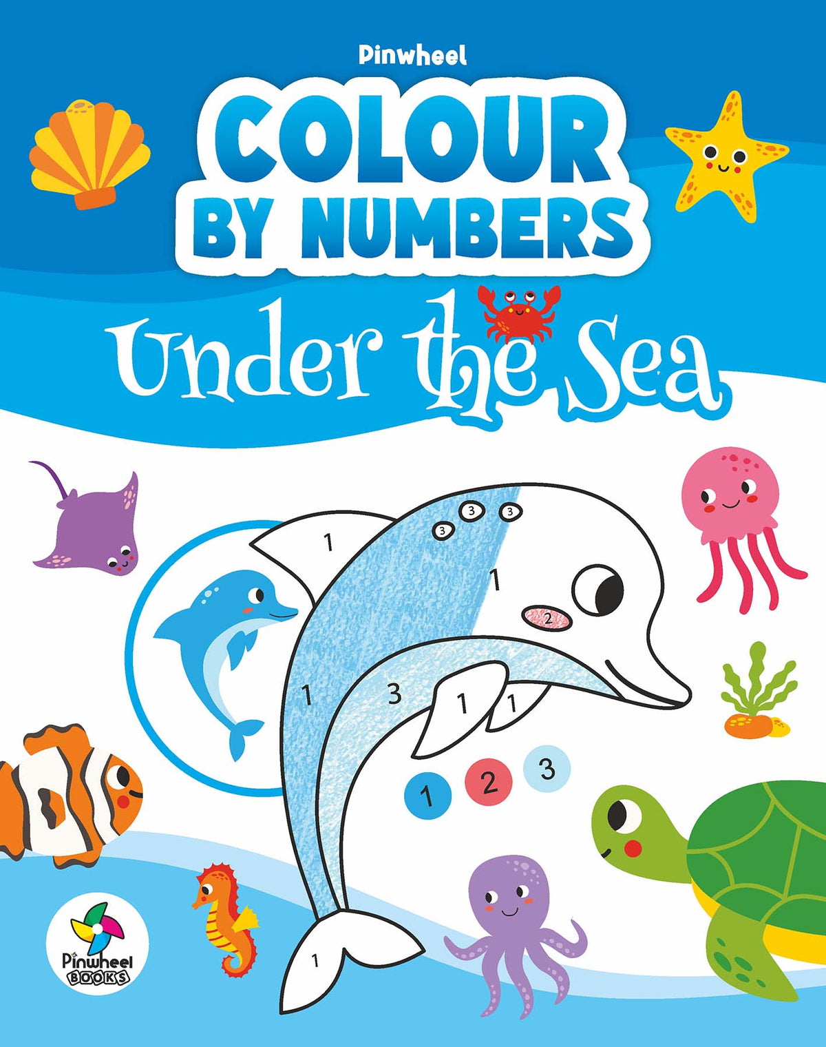 COLOUR BY NUMBERS UNDER THE SEA