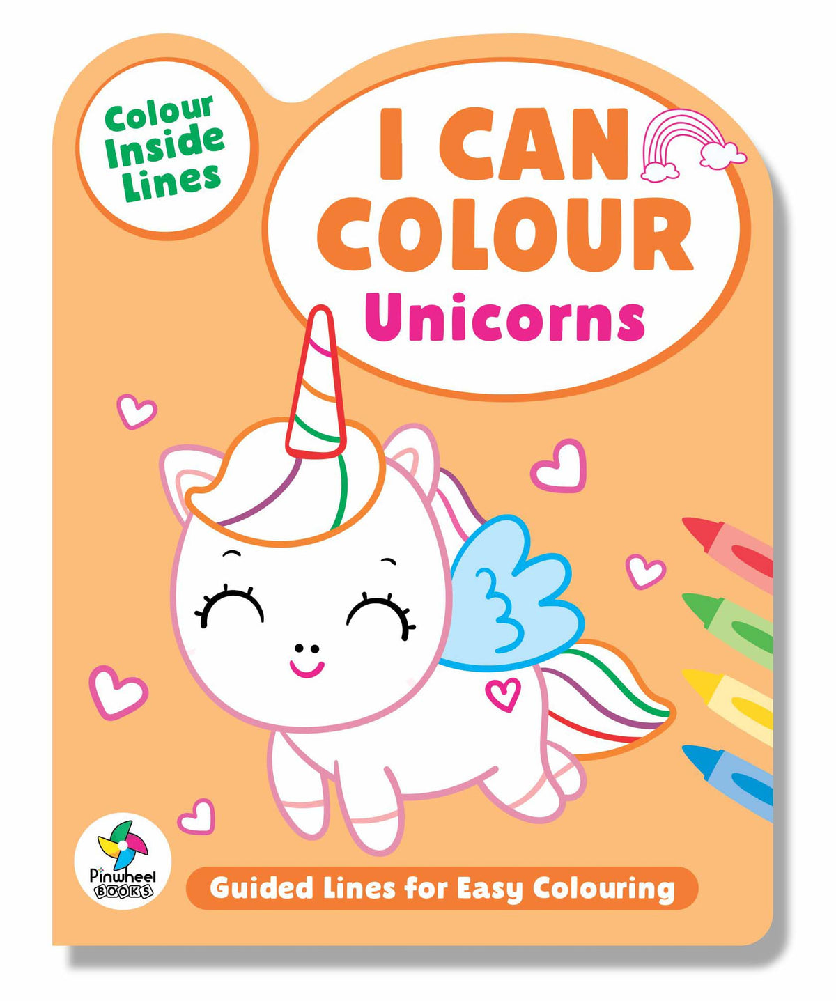 I CAN COLOUR UNICORNS: GUIDED LINE COLOURING BOOK
